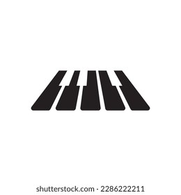 Piano logo images illustration design