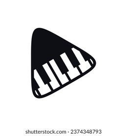 piano logo inside the play icon