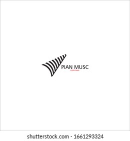 Piano logo is a profesional clean and elegant logo for compay or personal