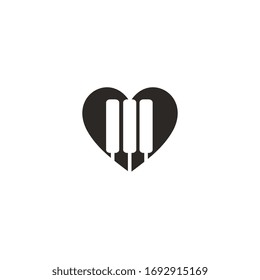 Piano Logo template vector illustration design