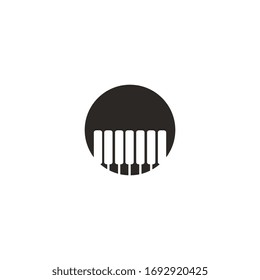 Piano Logo template vector illustration design