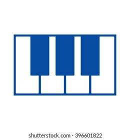 piano logo vector.
