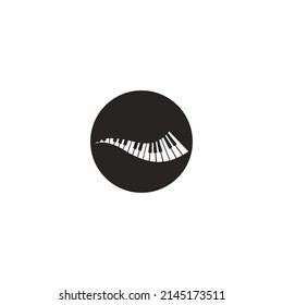 Piano logo  vector ,illustration design template.