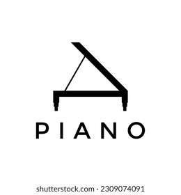 	
Piano Logo vector illustration design template