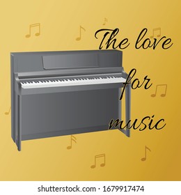 piano the love for music