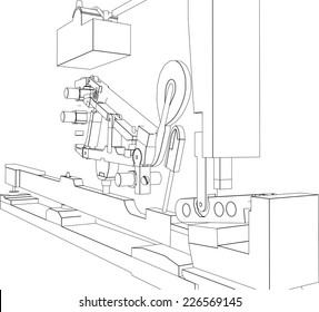 Piano Mechanism Stock Vector (Royalty Free) 226569145 | Shutterstock