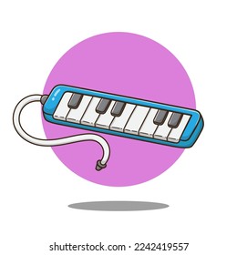 piano music instrument symbol cartoon illustration vector Pro Vector