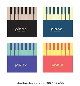 Piano Music Poster. Vector illustration.design for web UI, mobile upp, banner, poster