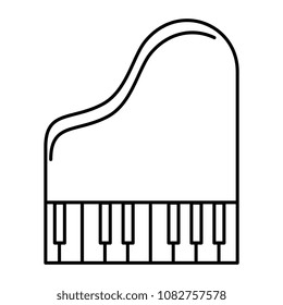 piano musical instrument icon