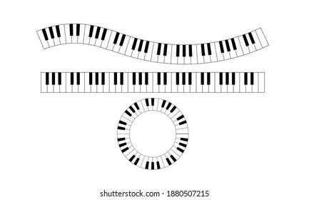 Piano Musical Key Bord Illustration Stock Vector Royalty Free