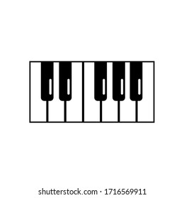 Piano One Octave Keys. Vector