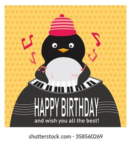Piano penguin