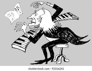 piano player