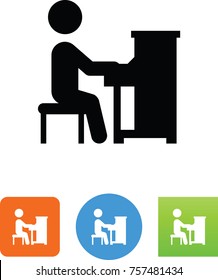 Piano Player Icon