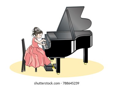 Piano Recital Image - Children