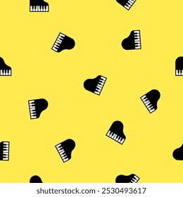 Piano seamless pattern texture background