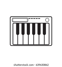 piano simple icon