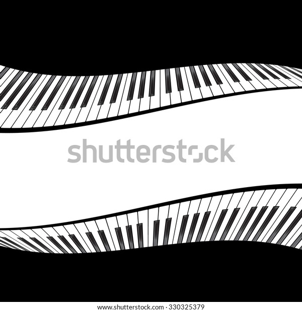 Piano Template Music Creative Concept Illustration Stock Vector ...