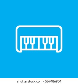 piano toy icon illustration isolated vector sign symbol