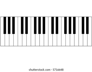 Piano vector