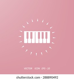 piano vector icon