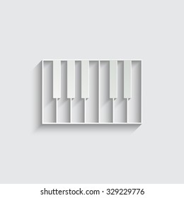 piano - vector icon