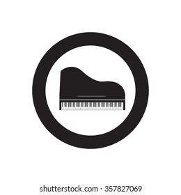 Piano vector icon