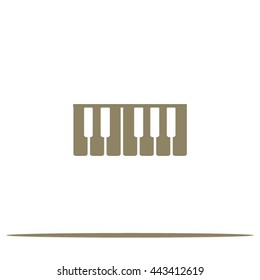 piano vector icon