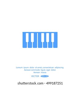 piano vector icon