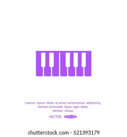 piano vector icon