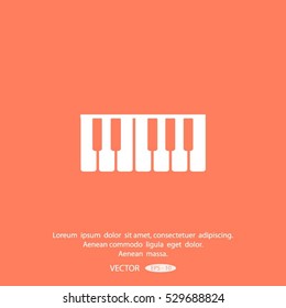 piano vector icon