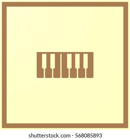 piano vector icon