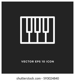 Piano vector icon