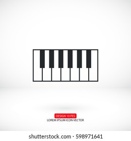 piano vector icon