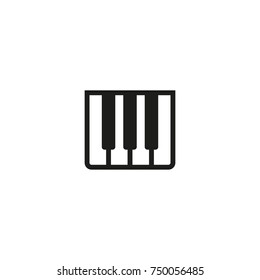piano vector icon