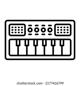 Piano vector icon. Can be used for printing, mobile and web applications.