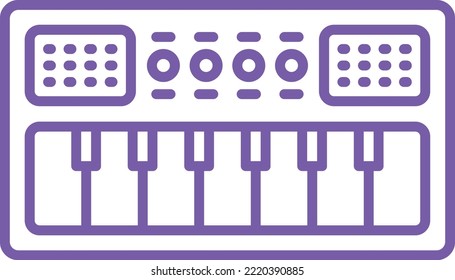 Piano vector icon. Can be used for printing, mobile and web applications.