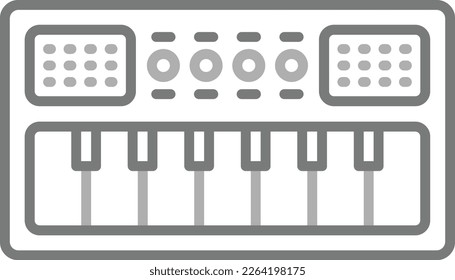 Piano vector icon. Can be used for printing, mobile and web applications.