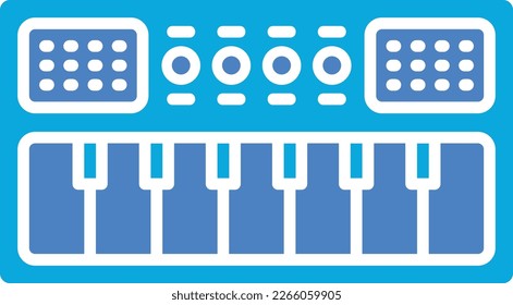 Icono vectorial de piano. Se puede usar para imprimir, móviles y aplicaciones web.