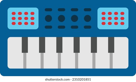 Piano vector icon. Can be used for printing, mobile and web applications.