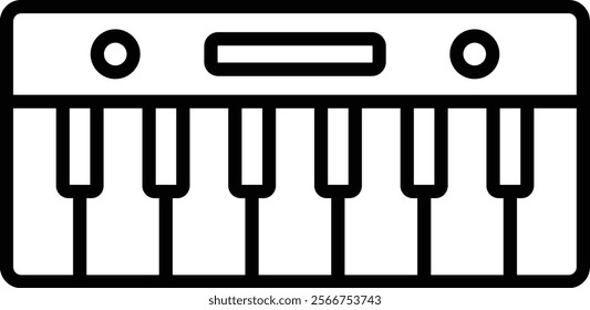 Piano vector icon. Can be used for printing, mobile and web applications.