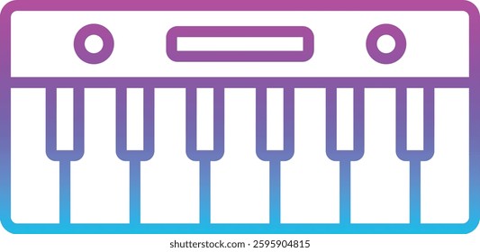 Piano vector icon. Can be used for printing, mobile and web applications.