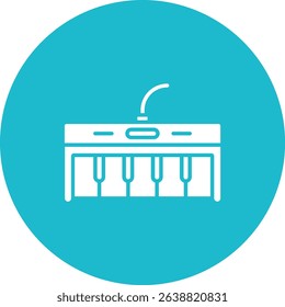 Piano vector icon. Can be used for printing, mobile and web applications.
