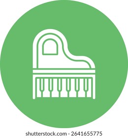Piano vector icon. Can be used for printing, mobile and web applications.