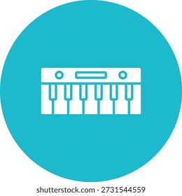 Ícone de vetor de piano. Pode ser usado para impressão, aplicativos móveis e da Web.