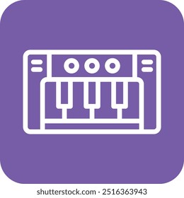 Piano Vector Icon Design Illustration