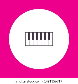 piano vector icon . Lorem Ipsum Illustration design
