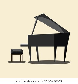 piano vector illustration 