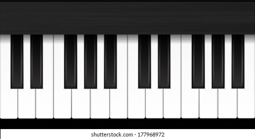 Piano vector illustration eps 10
