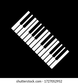 piano vector illustration, piano keyboard icon